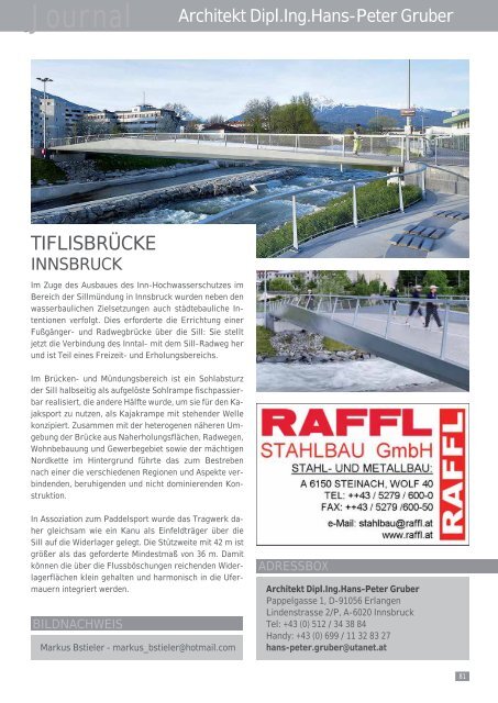 Architektur Journal - PGH Ingenieurgesellschaft mbH