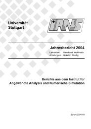 UniversitÂ¨at Stuttgart Jahresbericht 2004 - Institut fÃ¼r Angewandte ...