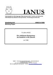 ianus 4/1999 - IANUS - Technische UniversitÃ¤t Darmstadt