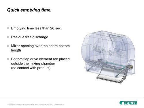 Flour Mixing Concept for Consistent Flour