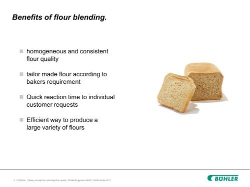 Flour Mixing Concept for Consistent Flour