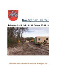 Heft 01/2014 Roetgener BlÃ¤tter - Heimat- und Geschichtsverein ...