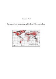 Parametrisierung orographischer Schwerewellen - Leibniz-Institut ...