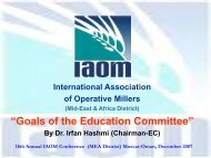 “Goals of the Education Committee” - iaom mideast & africa district