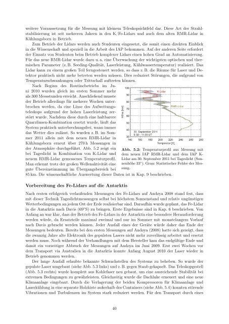 Institutsbericht 2010/2011 - Leibniz-Institut fÃ¼r AtmosphÃ¤renphysik ...