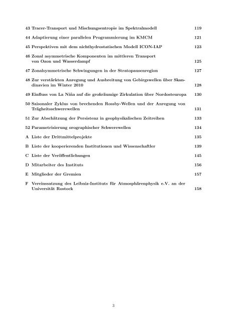 Institutsbericht 2010/2011 - Leibniz-Institut fÃ¼r AtmosphÃ¤renphysik ...