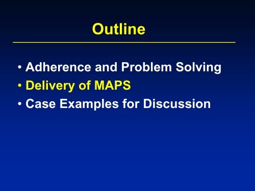 An Orientation to the MAPS Problem-Solving Counseling ... - IAPAC