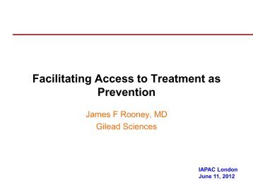 James Rooney, MD - IAPAC