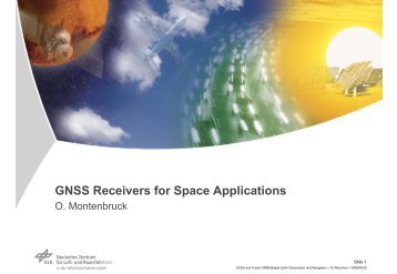 GNSS Receivers for Space Applications