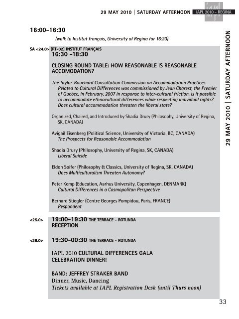Program Schedule Han.. - The International Association for ...