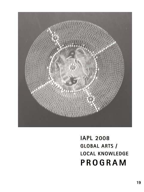 Program - The International Association for Philosophy and Literature