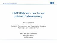 GNSS Bahnen â das Tor zur prÃ¤zisen Erdvermessung - Institut fÃ¼r ...