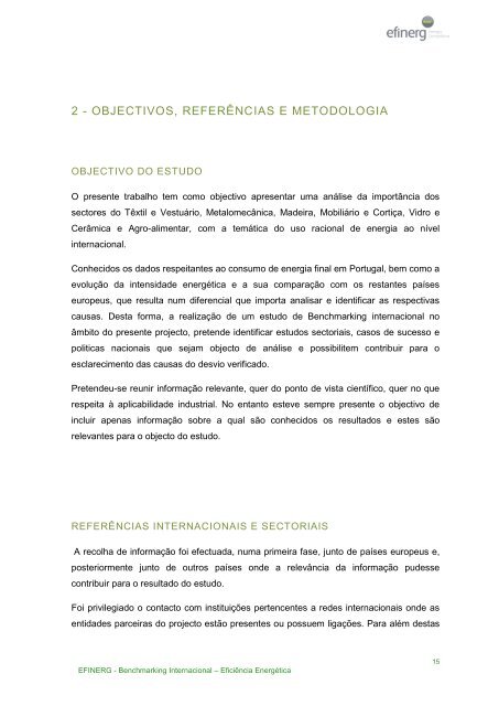 Benchmarking Internacional â EficiÃªncia EnergÃ©tica - efinerg - AEP