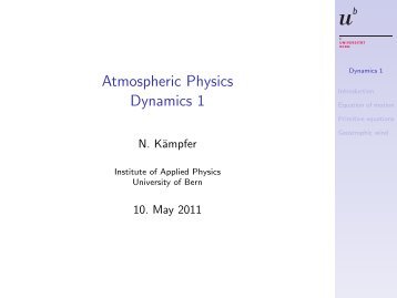 Atmospheric Physics Dynamics 1 - IAP > Microwave Physics