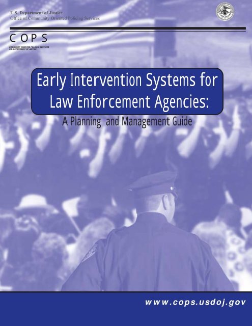 Early Intervention Systems for Law Enforcement Agencies - Cops ...