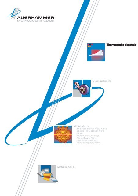 Thermostatic bimetals - Auerhammer Metallwerk Gmbh