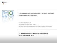 E-Government-Initiative fÃ¼r De-Mail und den neuen Personalausweis