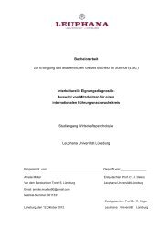 Dokument 1.pdf - OPUS - Leuphana UniversitÃ¤t LÃ¼neburg