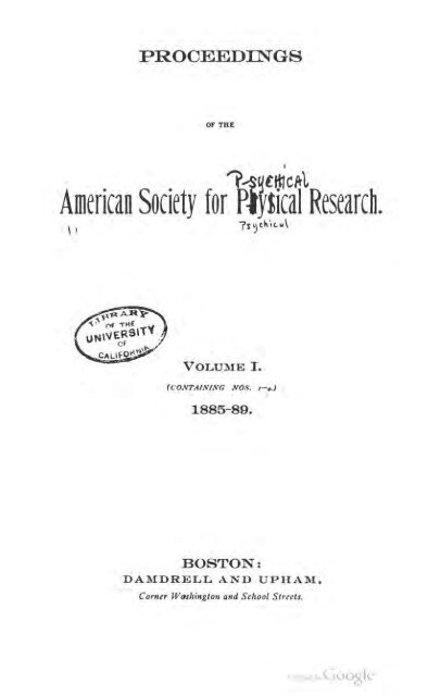 ASPR Proceedings V1 - Iapsop.com