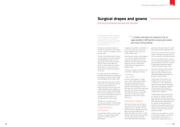 Surgical drapes and gowns - Centexbel