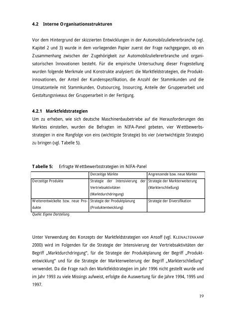 Organisationswandel in der deutschen Automobilzulieferindustrie