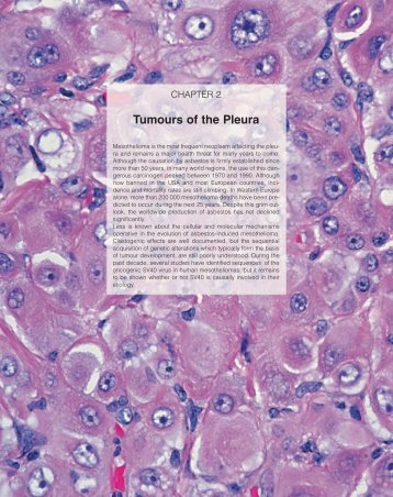 Tumours of the Pleura - IARC