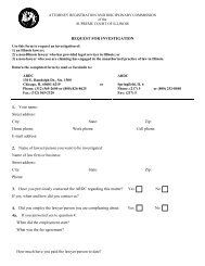 Request for Investigation Fillable - Attorney Registration ...