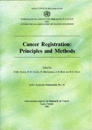 Cancer Registration: Principles and Methods - IARC