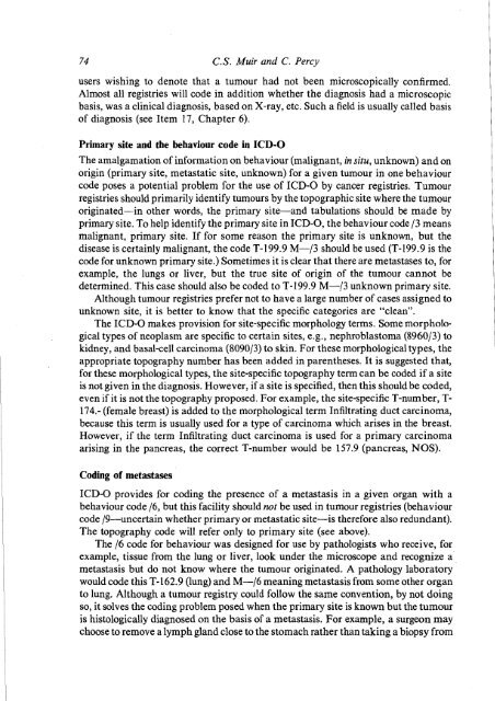 Cancer Registration: Principles and Methods - IARC