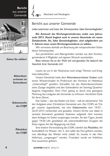 4-2013 - Evangelische Kirchengemeinde Graben-Neudorf
