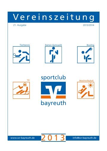 Vereinszeitung 2013 - SC Raiffeisen Bayreuth