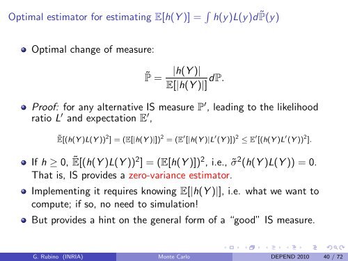 Evaluating dependability metrics of critical systems: Monte ... - iaria