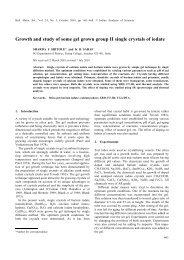 Growth and study of some gel grown group II single crystals of iodate