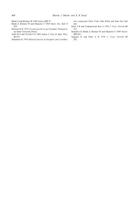 Growth and study of some gel grown group II single crystals of iodate