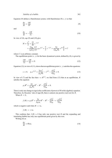 Stability of a bubble expanding and translating through an inviscid ...