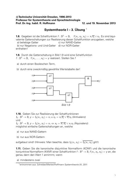 Aufgaben und KurzlÃ¶sungen