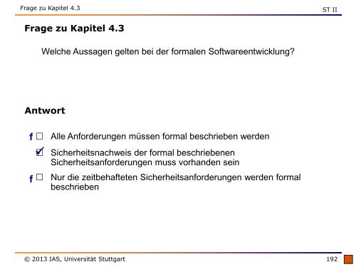 4 Formale Methoden zur Entwicklung qualitativ hochwertiger Software