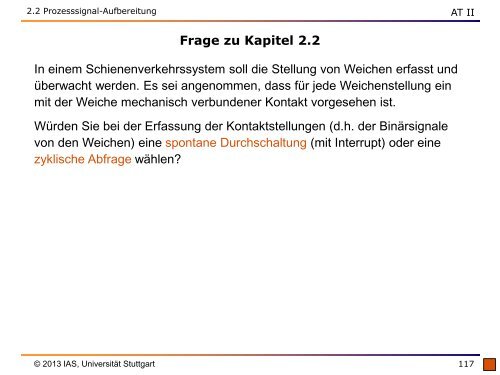 Umdruck - Institut für Automatisierungs- und Softwaretechnik