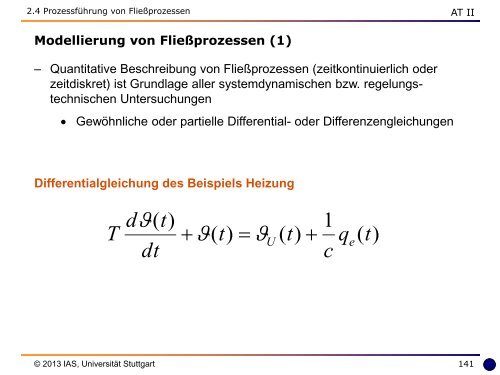 Umdruck - Institut für Automatisierungs- und Softwaretechnik