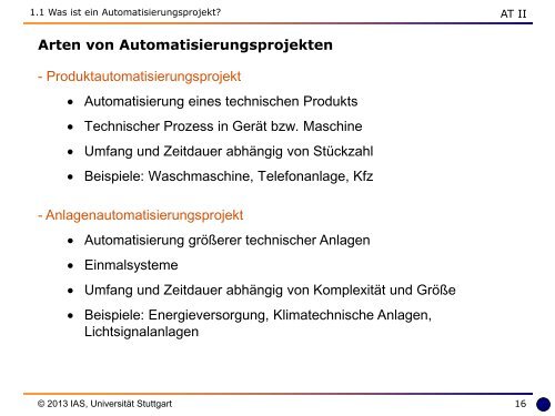 Umdruck - Institut für Automatisierungs- und Softwaretechnik