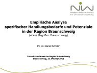 Empirische Analyse spezifischer ... - Niedersachsen