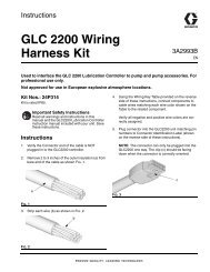 3A2993B, GLC2200 Wiring Harness Kit, Instructions ... - Graco Inc.