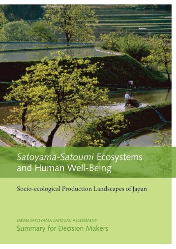 Satoyama-Satoumi Ecosystems and Human Well-Being - UNU-IAS ...