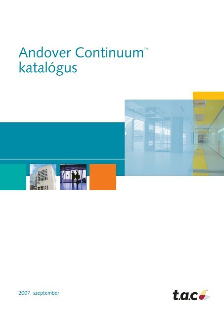 Andover Controls termÃ©kek - IAS Automatika