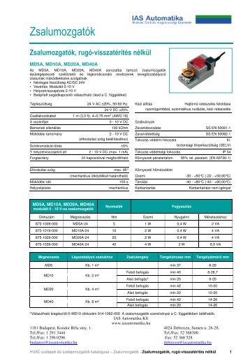 ZsalumozgatÃ³k - IAS Automatika