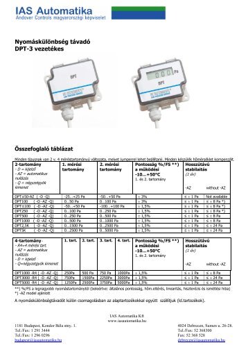 DPT-3W - IAS Automatika