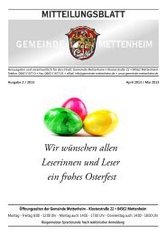 Mitteilungsblatt 2 - Mettenheim