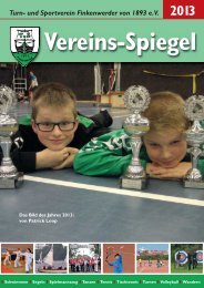 Vereins-Spiegel 2013 - TuS Finkenwerder