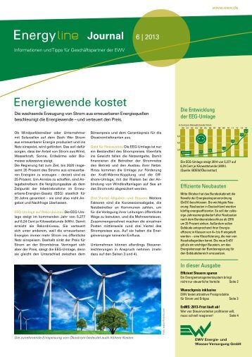 Energyline Journal - EWV Energie