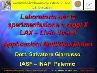 Il laboratorio LAX 